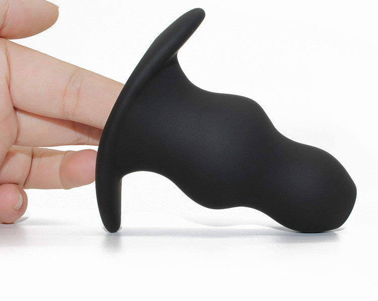 Silicone Hollow Anal Plug and Prostate Massager Toy