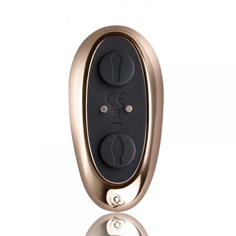 Rocks Off Cocktail Couples Remote Control Silicone Dual Anal Plug Pussy Vibrator