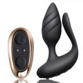 Rocks Off Cocktail Couples Remote Control Silicone Dual Anal Plug Pussy Vibrator