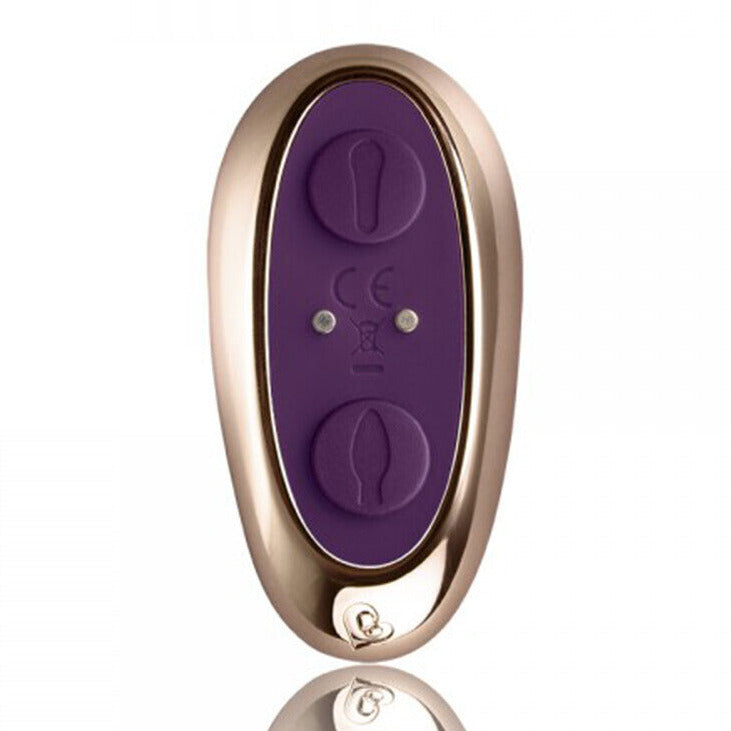 Rocks Off Cocktail Couples Remote Control Silicone Dual Anal Plug Pussy Vibrator