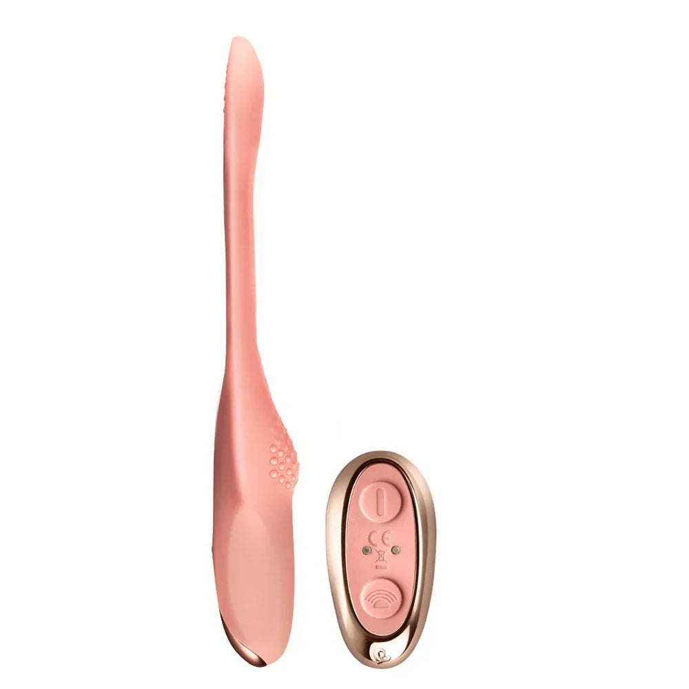 Rocks Off Two Vibe Pink Ultimate Flexible Pleasure Couples Remote Dual Vibrator