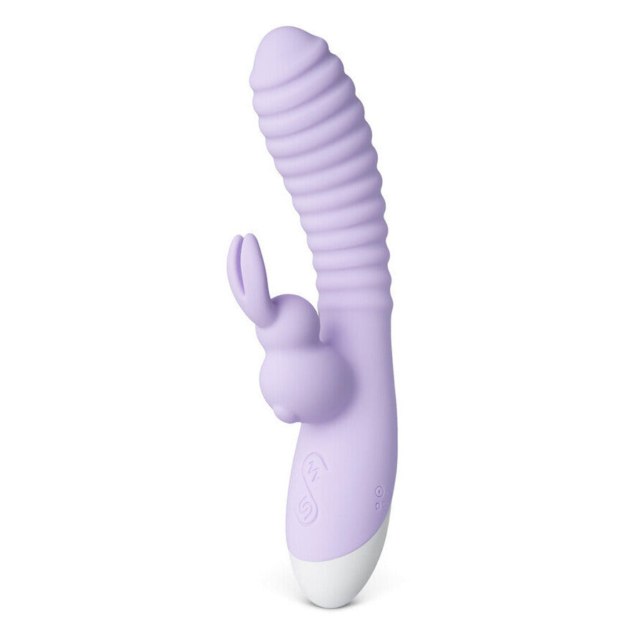 12 Speed Rabbit Clit G-Spot Vibrator Massager Purple USB Rechargeable Waterproof