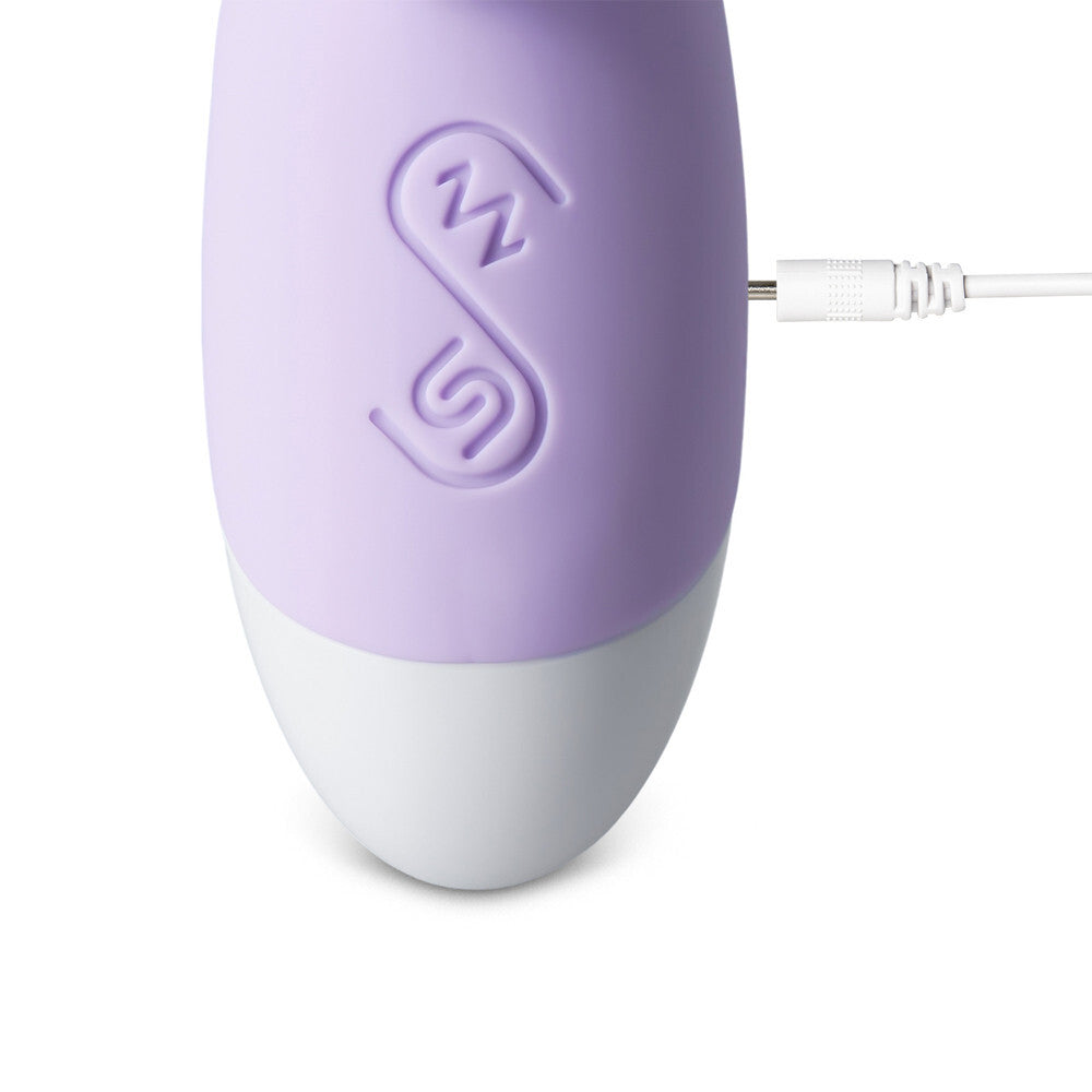 12 Speed Rabbit Clit G-Spot Vibrator Massager Purple USB Rechargeable Waterproof