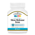 21st Century Slow Release Iron Tablets – 60 Count (Pack of 3) | Gentle Iron