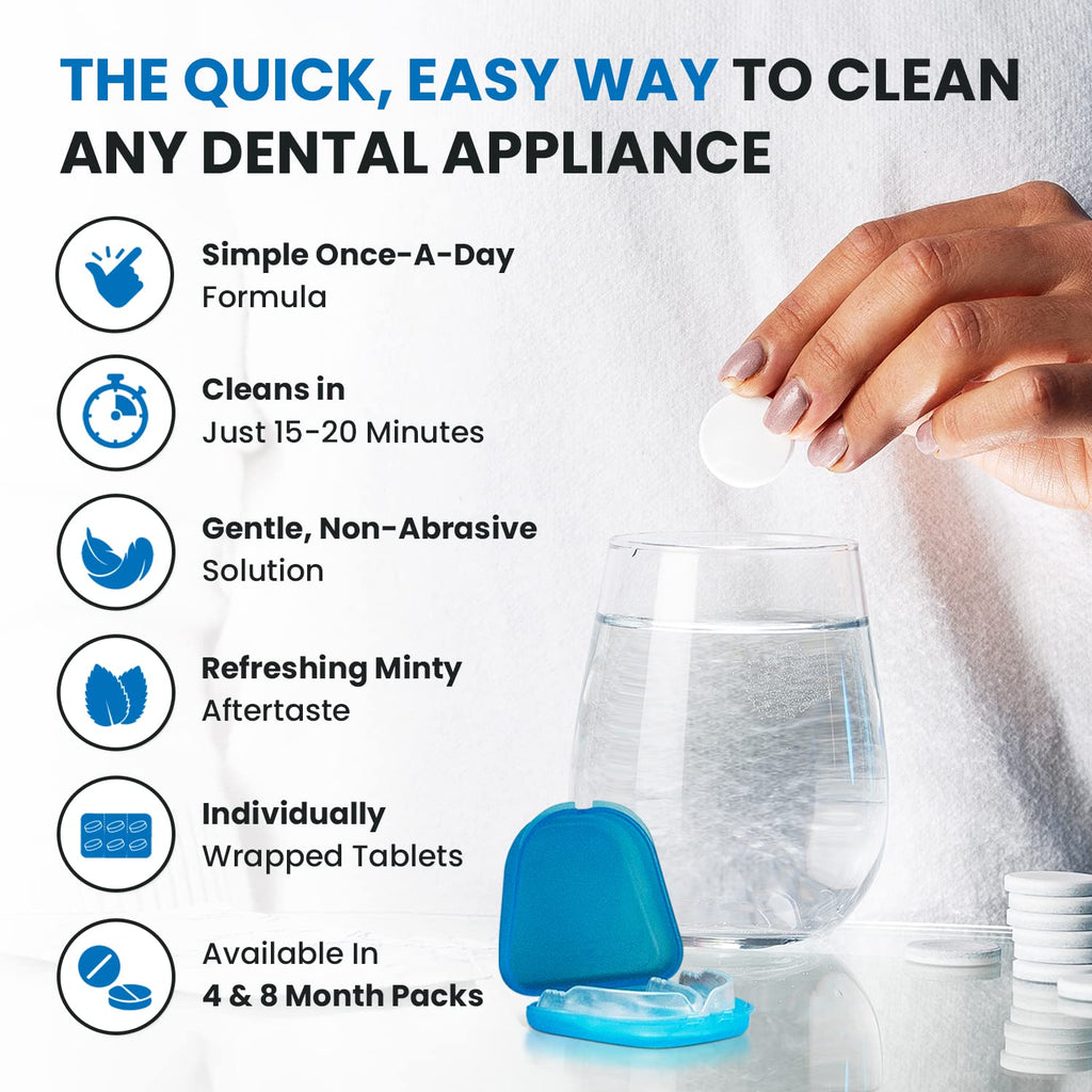 36-Unit Retainer & Denture Cleaning Tablets | Aligners, Night Guards & Mouthguards | Dental Duty