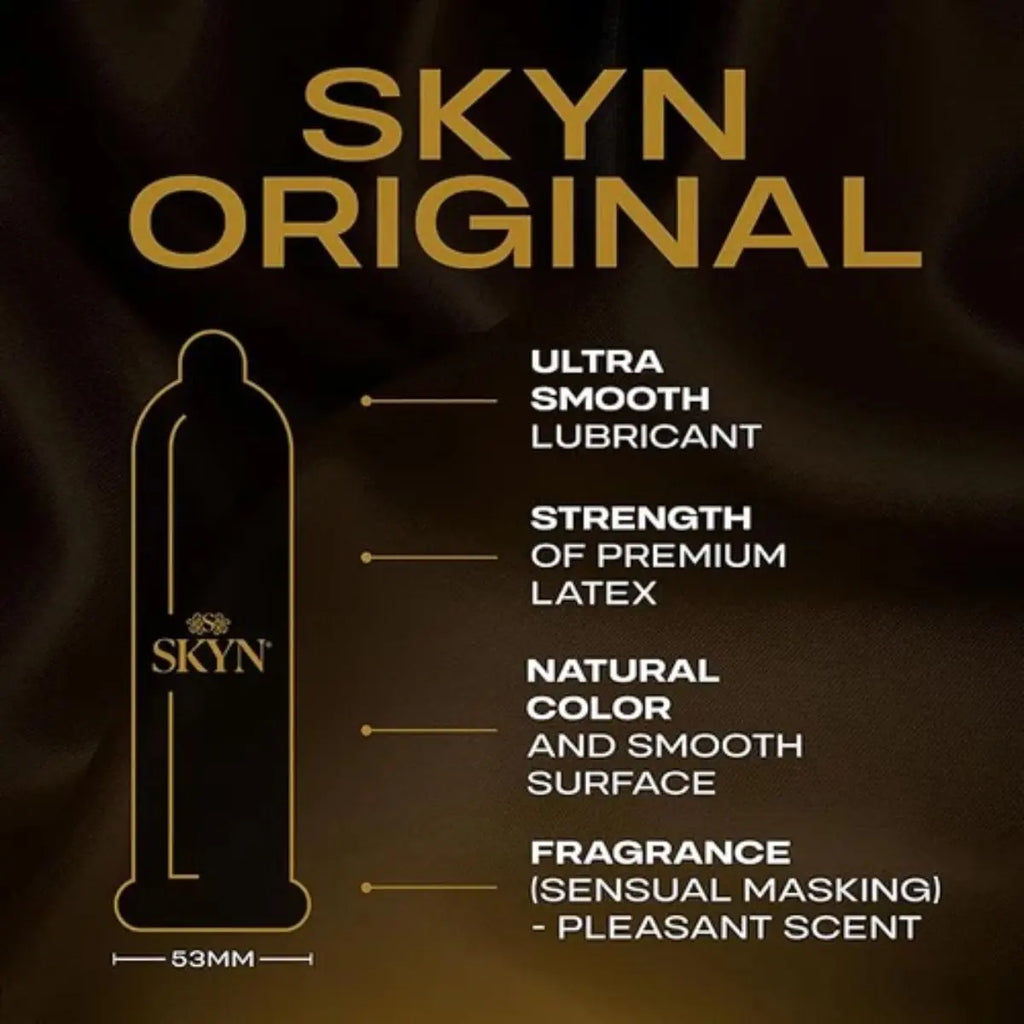 40 Skyn Original Latex Free 53mm Condoms Natural Skin On Skin Feeling