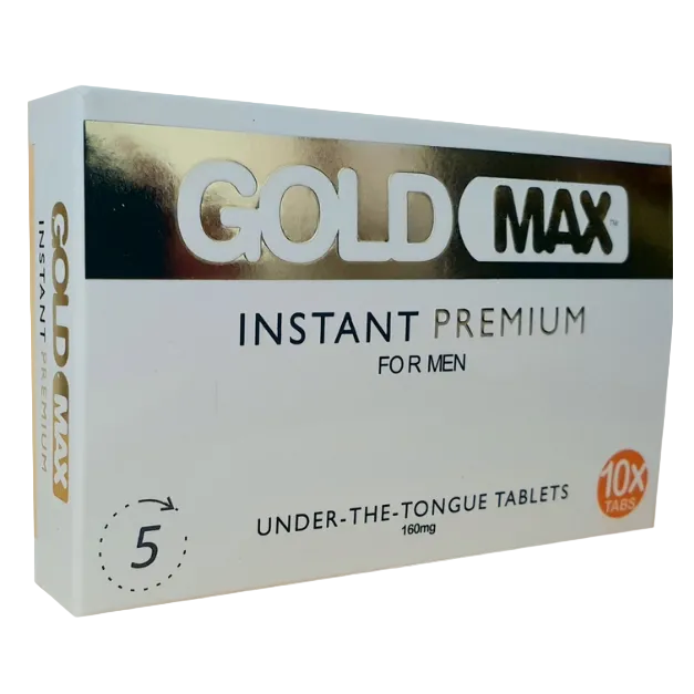 GoldMAX Instant Premium Libido Sex Enhancer Supplement 10 Pack For Men 160mg