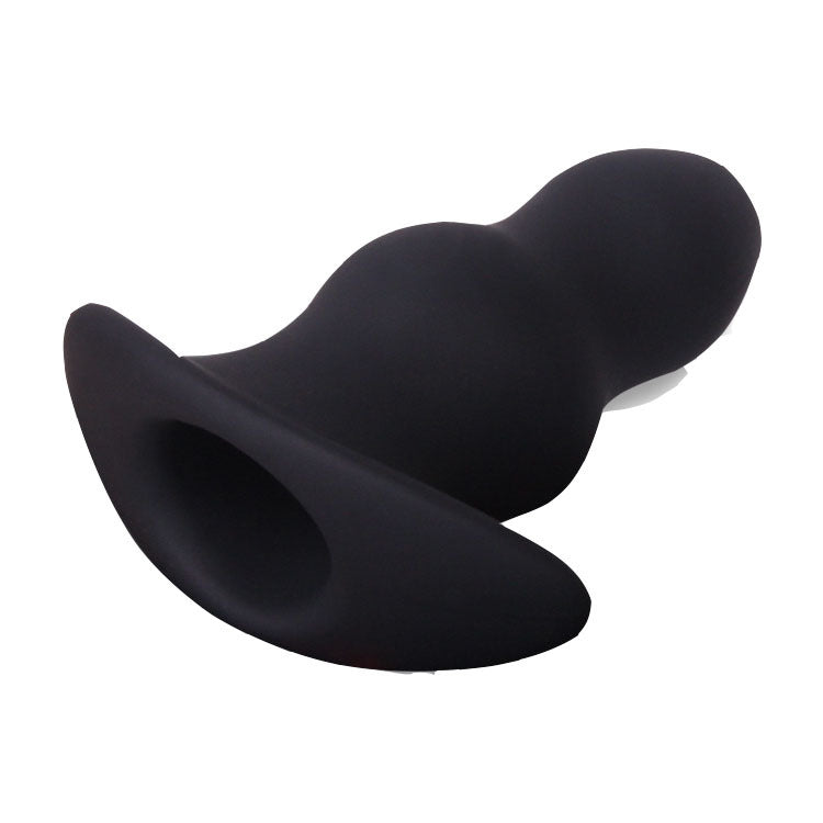 Silicone Hollow Anal Plug and Prostate Massager Toy