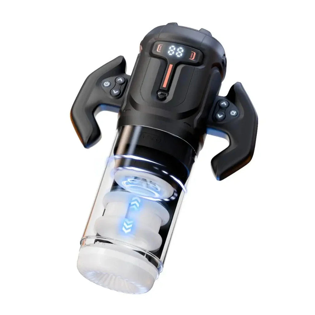 Amovibe Automatic Thrusting & Rotating Male Masturbator Turbo Auto Stroker