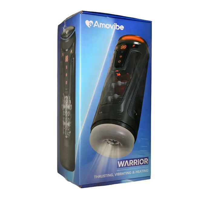 Amovibe Warrior Thrusting Vibrating & Heating Automatic Male Masturbator Stroker