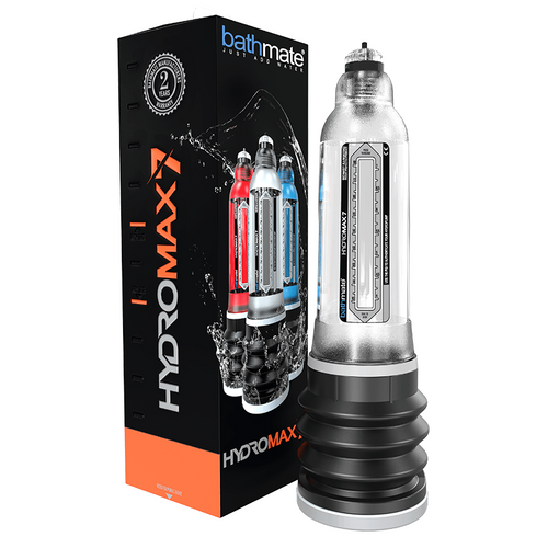 Bathmate Hydromax 7 Penis Enlargement Pump Clear Red Blue Stamina Enlarger