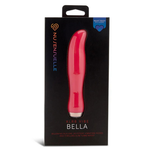 Bella Velvet Touch Liquid Silicone XLR8 Bullet Turbo Boost Pink Clitoral Vibrator