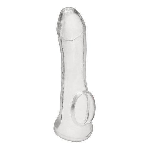 Blue Line 6.25 Inch Transparent Penis Enhancing Hollow Sleeve Extension Extender