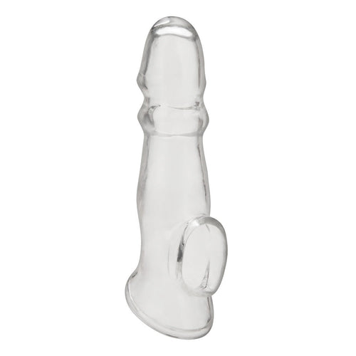 Blue Line 6.75 inch Girthy Penis Enhancing Hollow Sleeve Extension Extender