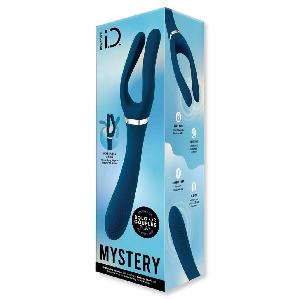 Bodywand I.D Mystery Poseable Dual Clitoral Couples Vibrator Silicone Massager
