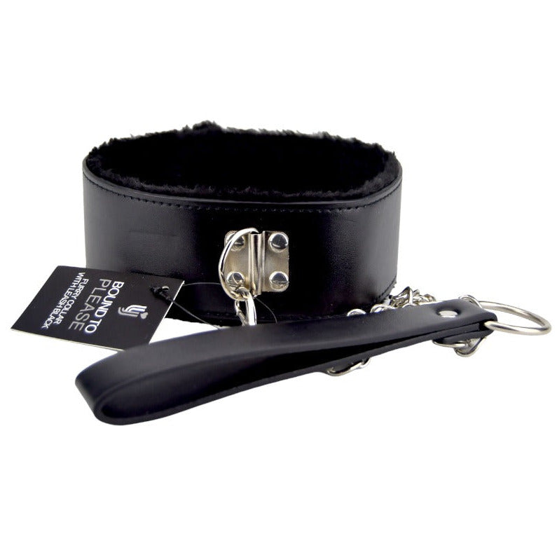 Bound to Please Furry Leash & Collar BDSM Bondage Fetish