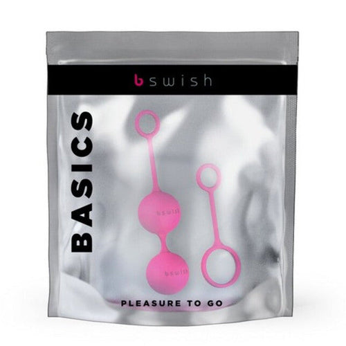 Bswish Bfit Classic Silicone Love Balls Ben Wa Kegel Balls Pink
