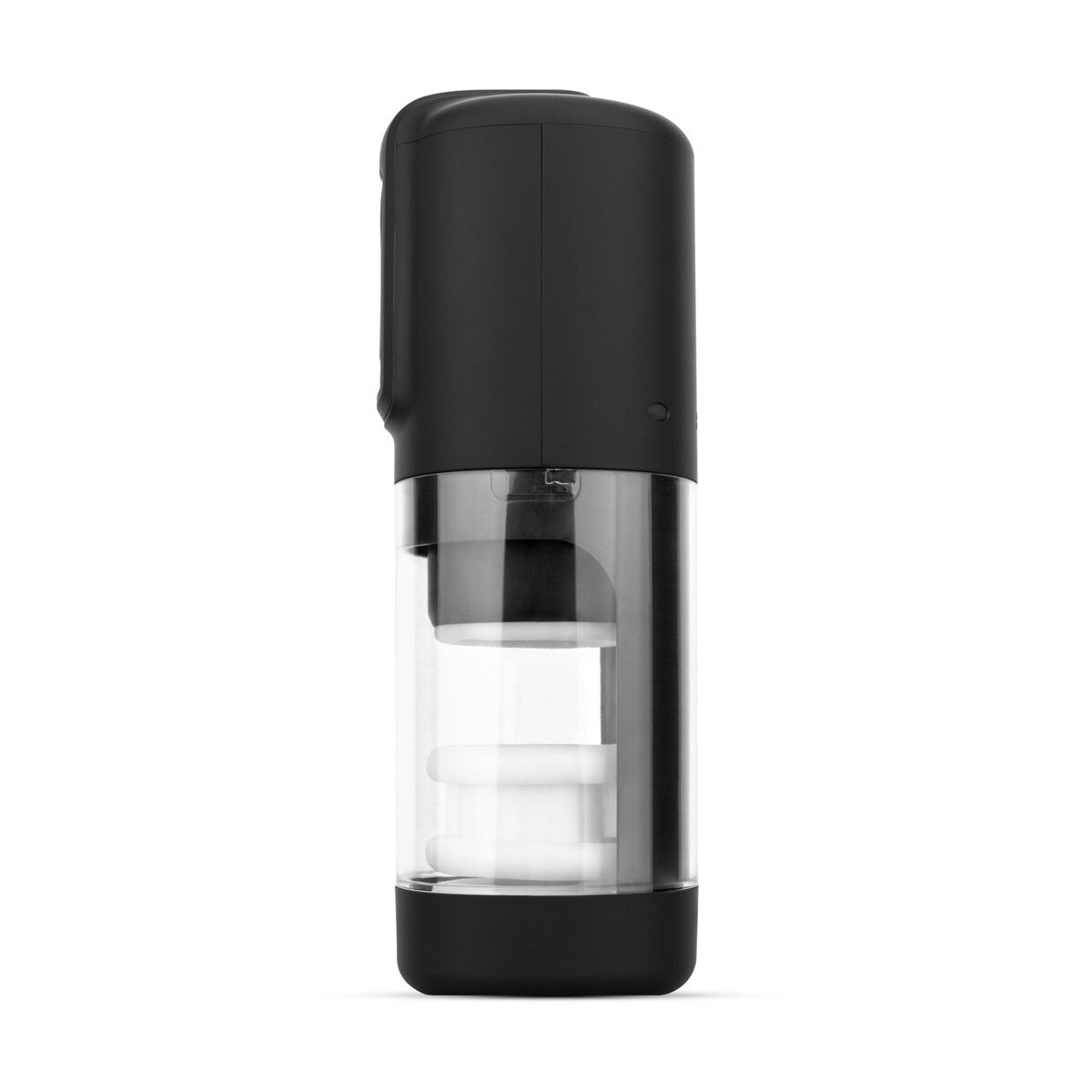 CRUIZR CX10 Thrusting & Rotating Clear Male Vibrating Masturbator Auto Stroker