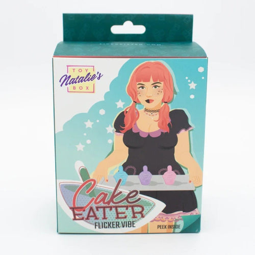 Cake Eater Clit Flicker Licker Oral Sex Stimulator Waterproof Silicone Pink
