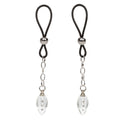 California Exotic Silicone Nipple Play Non-Piercing Lasso Jewellery - Crystal Teardrop