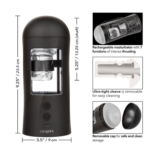 California Exotic Bionic Power Stroking Thrusting Male Masturbator Auto Stroker