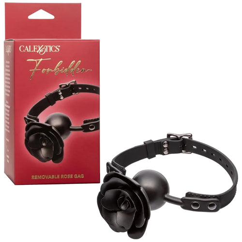California Exotic Forbidden Removable Silicone Rose Ball Gag Mouth Bondage