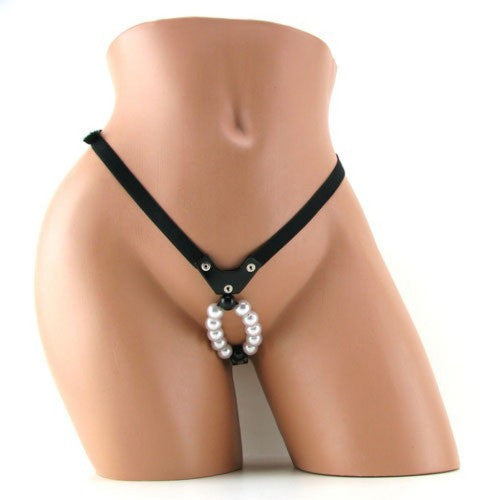 California Exotic Lovers Thong Panties With Pleasure Pearls Massage Beads