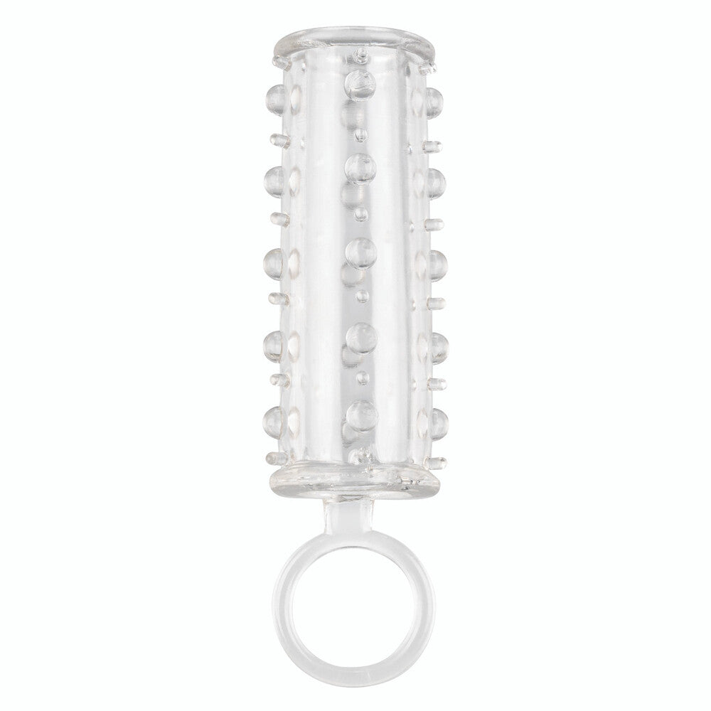 California Exotic Sensation Enhancer 4.5 Inch Beaded Girth Penis Sleeve Open Ended