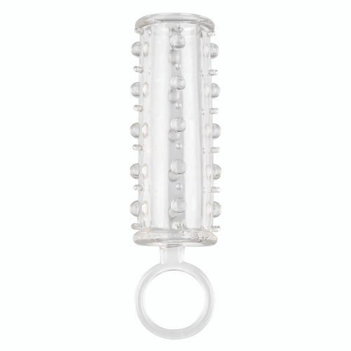 California Exotic Sensation Enhancer 4.5 Inch Beaded Girth Penis Sleeve Open Ended
