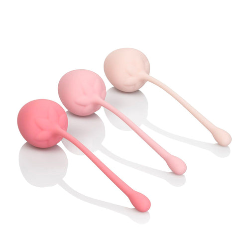 California Exotic Silicone Kegel Training Set Strawberry 6 Piece 45g - 115g