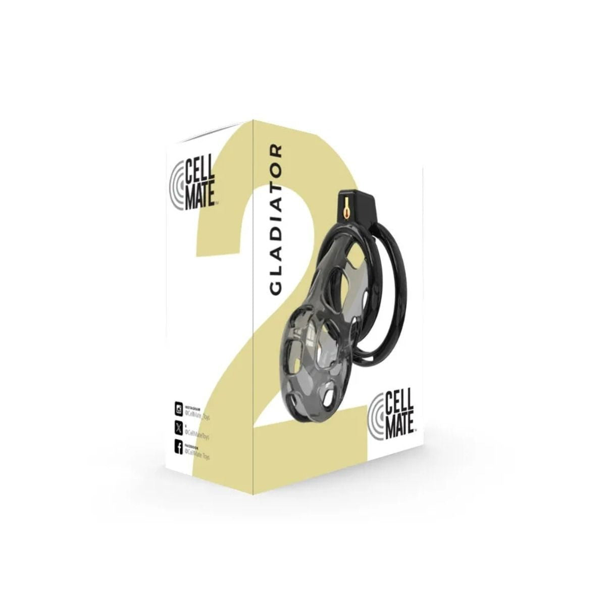 Cellmate Gladiator Soft Size 2 Male Vented Chastity Cage Bondage Fetish Sissy