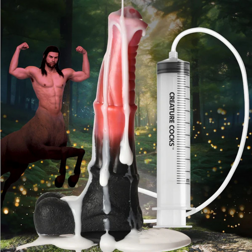 Creature Cocks Centaur Explosion Squirting Silicone Dildo Fetish BDSM Fantasy
