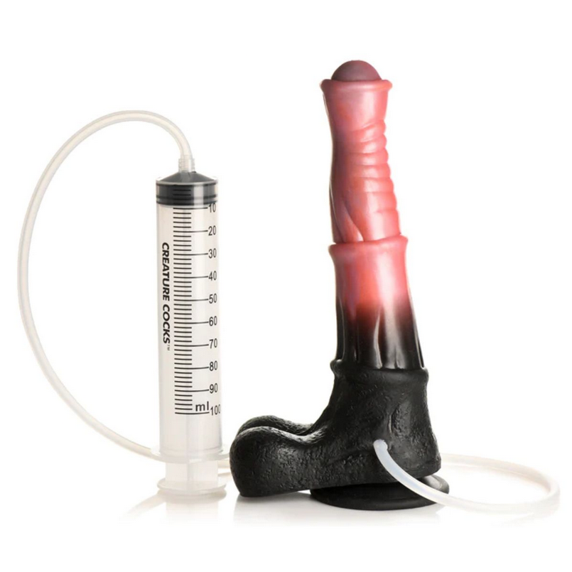 Creature Cocks Centaur Explosion Squirting Silicone Dildo Fetish BDSM Fantasy