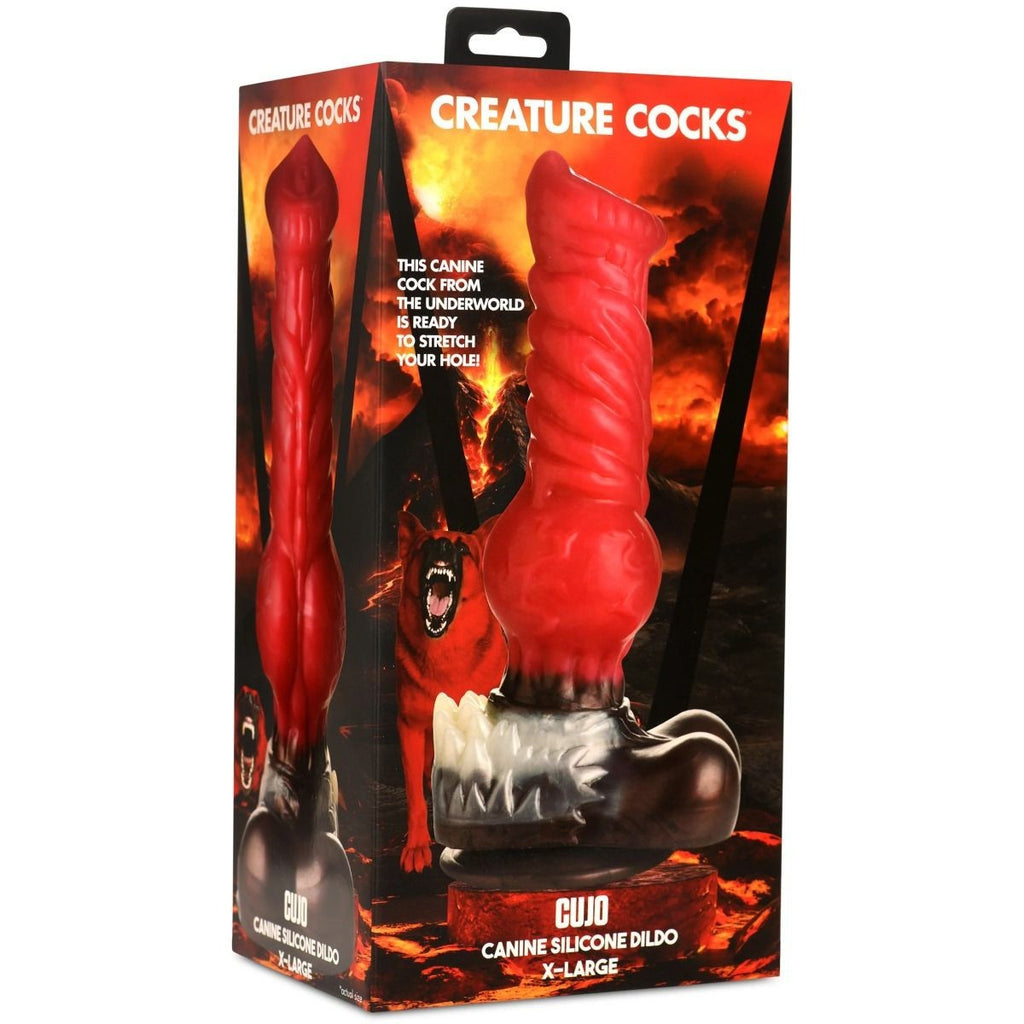 Creature Cocks Cujo Hound XL Silicone Fetish Monster 10.5 Inch Fantasy Dildo
