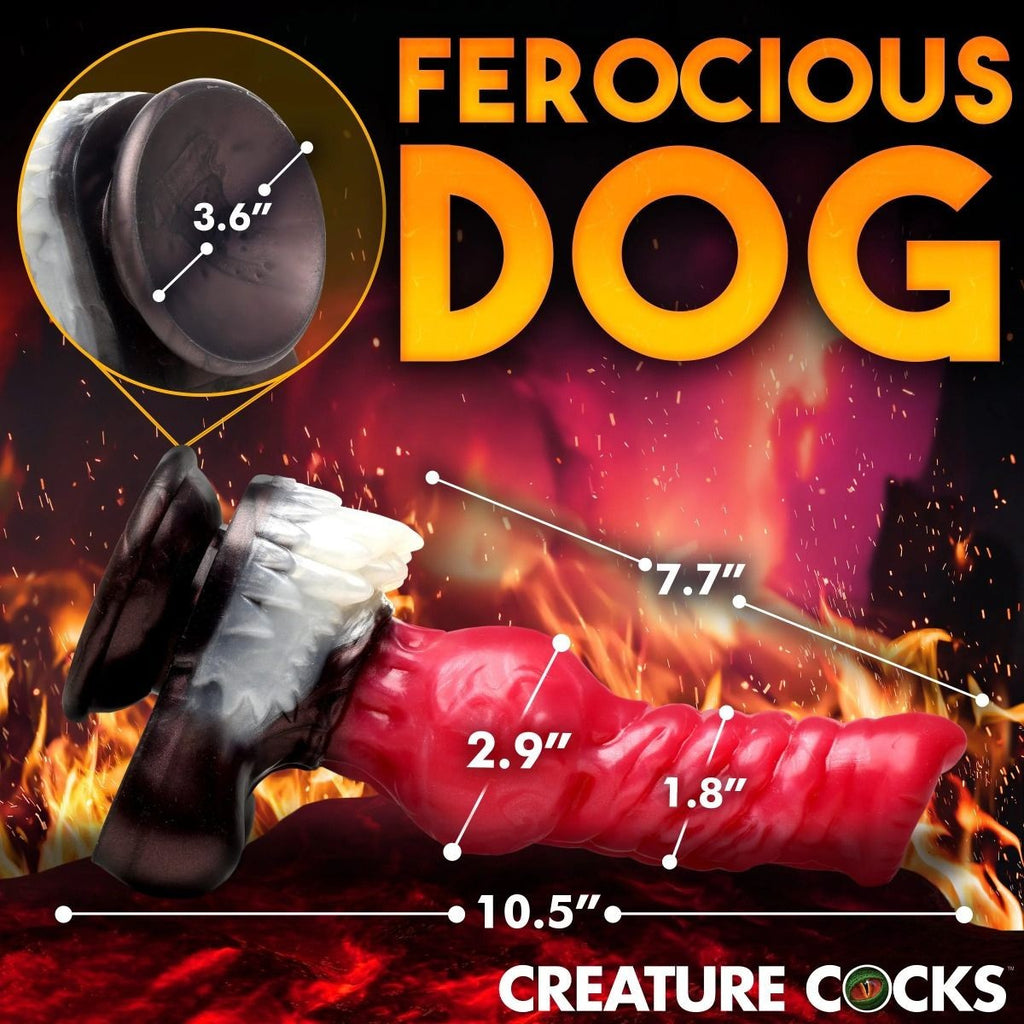 Creature Cocks Cujo Hound XL Silicone Fetish Monster 10.5 Inch Fantasy Dildo