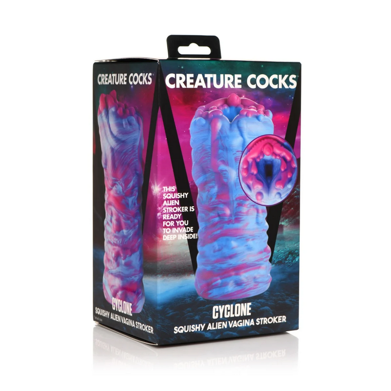 Creature Cocks Cyclone Squishy Silicone Alien Vagina Stroker Male Masurbator