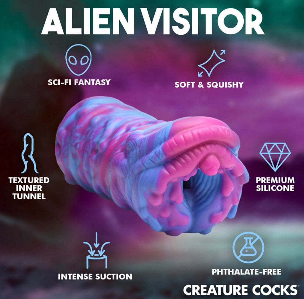 Creature Cocks Cyclone Squishy Silicone Alien Vagina Stroker Male Masurbator