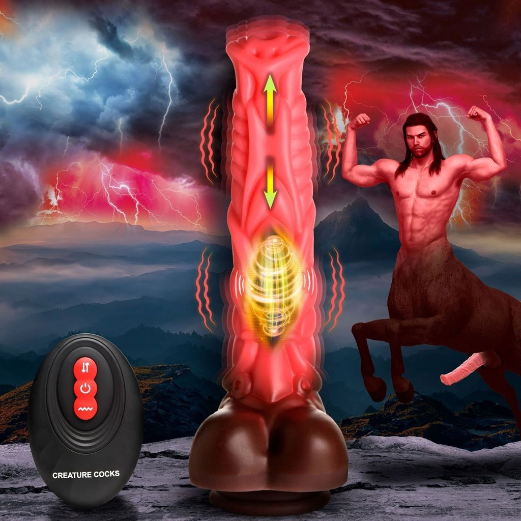 Creature Cocks Deluxe Centaur Thrusting Vibrating Silicone Fantasy Dildo Fetish