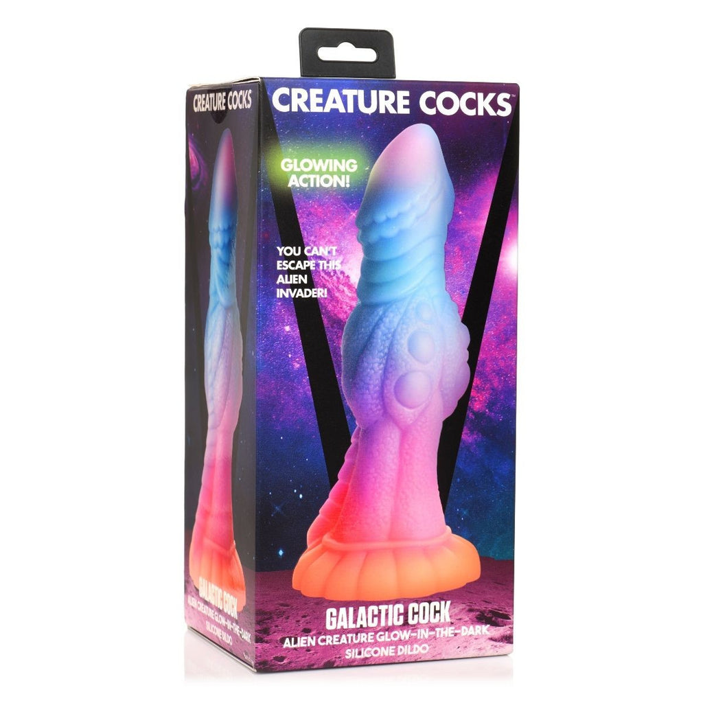 Creature Cocks Galactic Glow In The Dark Silicone Fetish Monster Fantasy Dildo