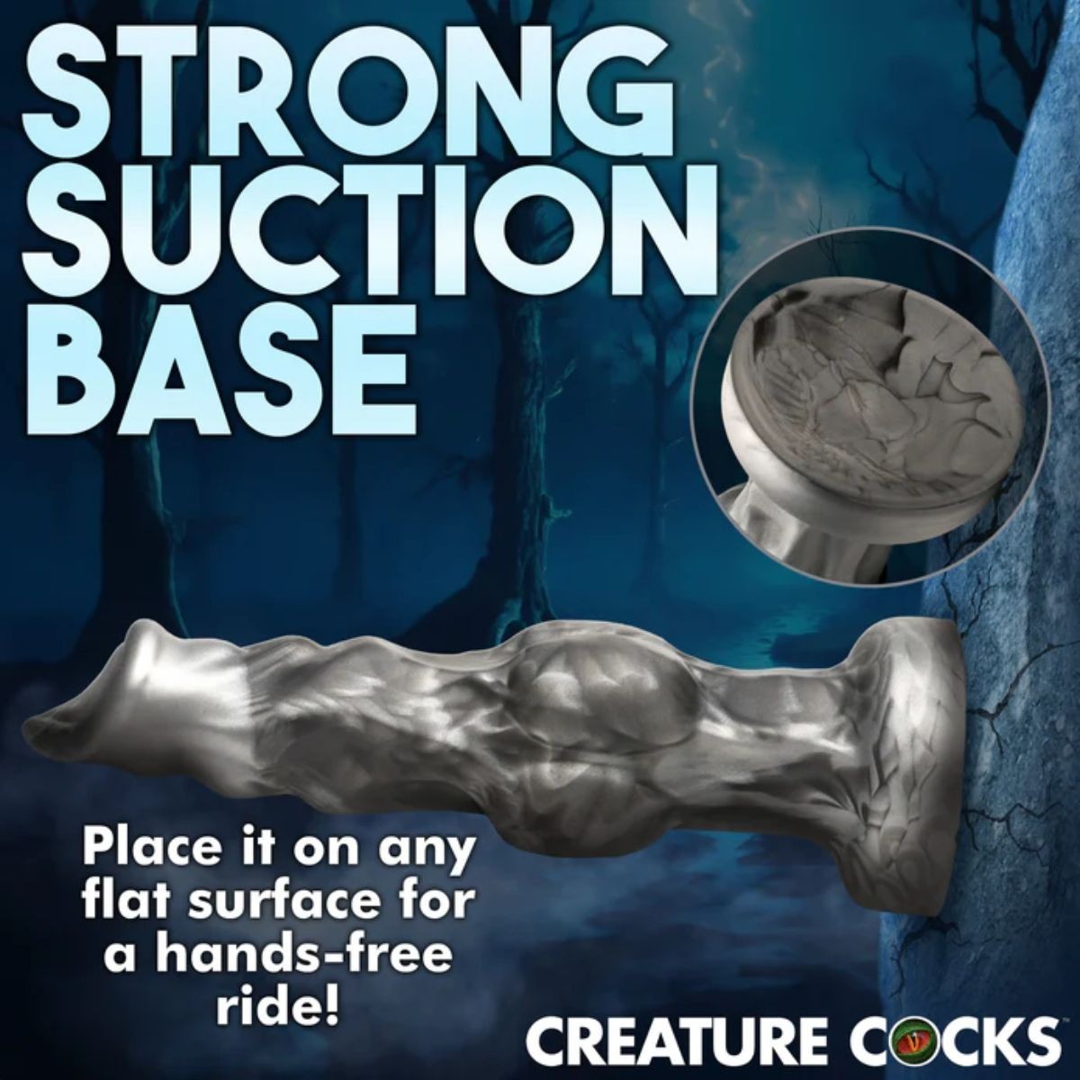 Creature Cocks Night Prowler Hound Silicone Monster 6.75 Inch Fantasy Dildo Knot