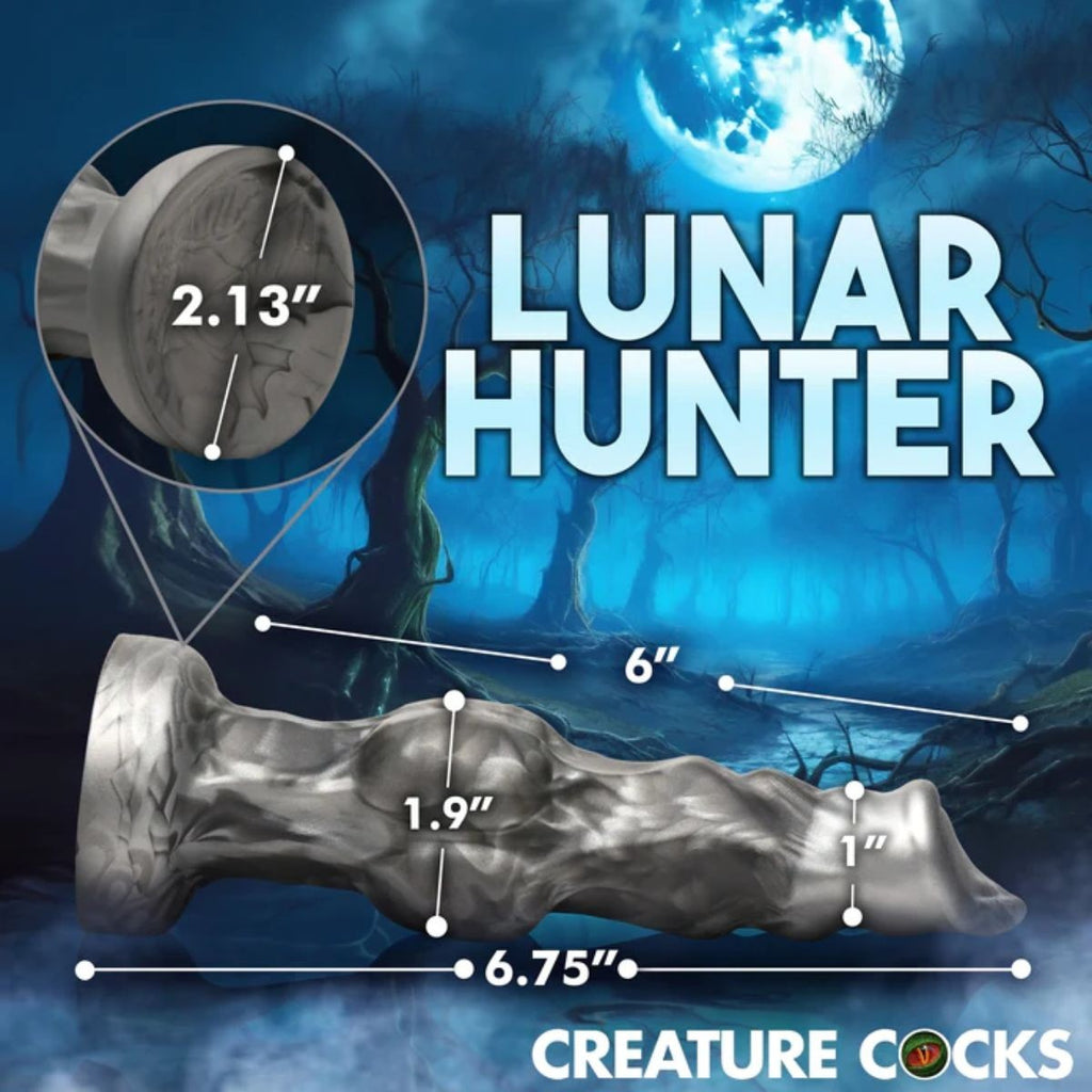 Creature Cocks Night Prowler Hound Silicone Monster 6.75 Inch Fantasy Dildo Knot