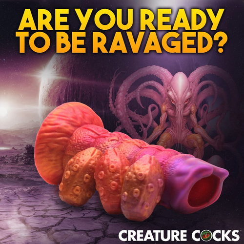 Creature Cocks Nymphoid Ovipositor Silicone Dildo & Eggs Sexy Fetish Kink BDSM