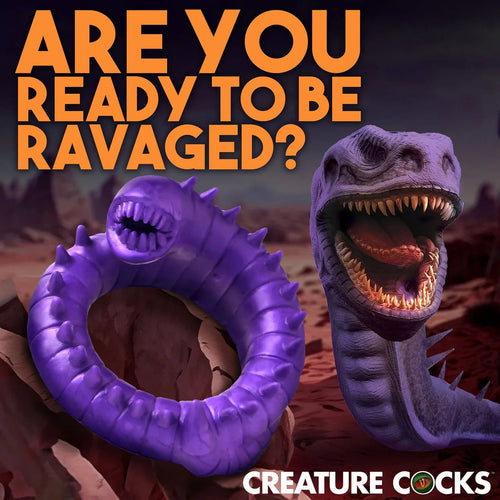 Creature Cocks Slitherine Silicone Cock Ring Penis Ball Bondage Fantasy Roleplay