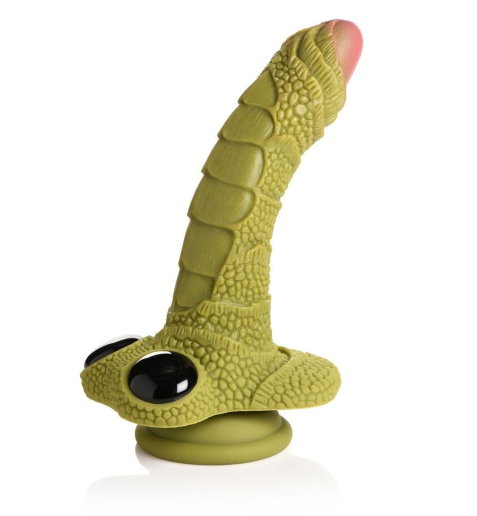 Creature Cocks Swamp Monster Green Scaly Silicone Fetish Fantasy Dildo
