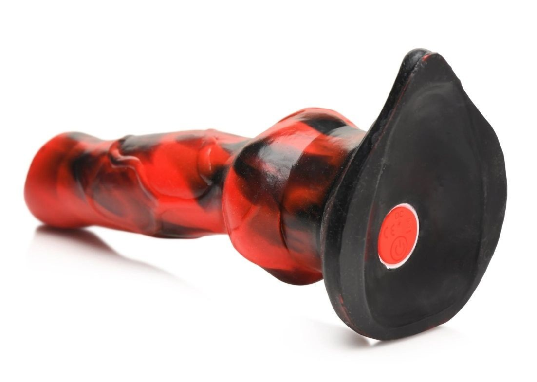 Creature Cocks Vibra Beast Hound Silicone Monster 7.4 Inch Vibrating Fantasy Dildo