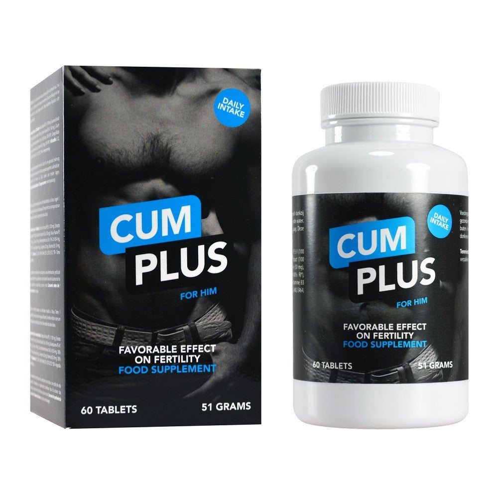 CumPlus Male Fertility Libido Boost Sperm Production Food Supplement 60 Tablets