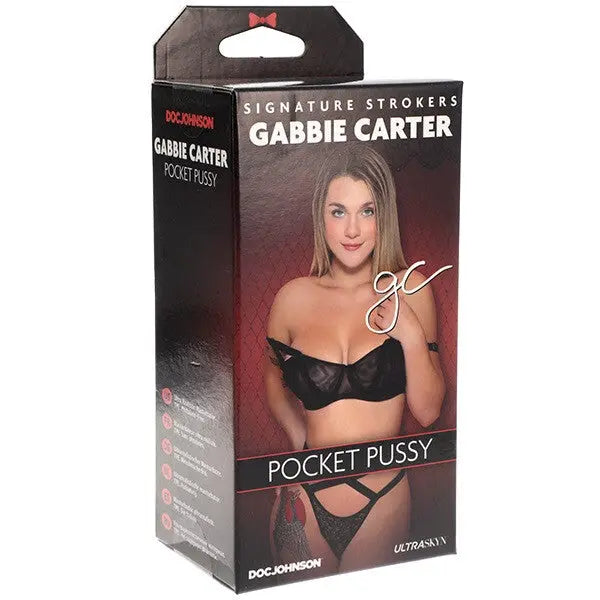 Doc Johnson Signature Strokers Gabbie Carter Pussy Male Masturbator UltraSkyn