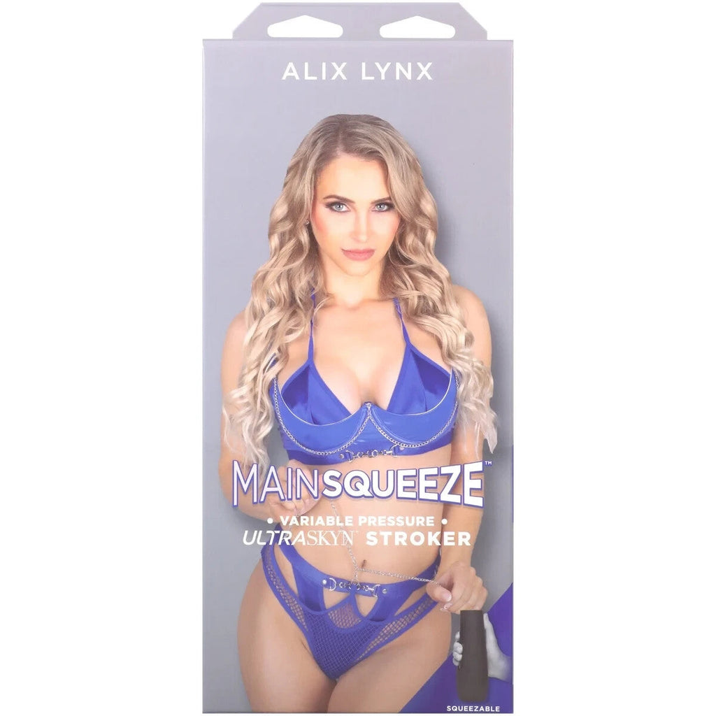 Doc Johnson Main Squeeze Alix Lynx Pussy Male Masturbator UltraSkyn Soft Stroker