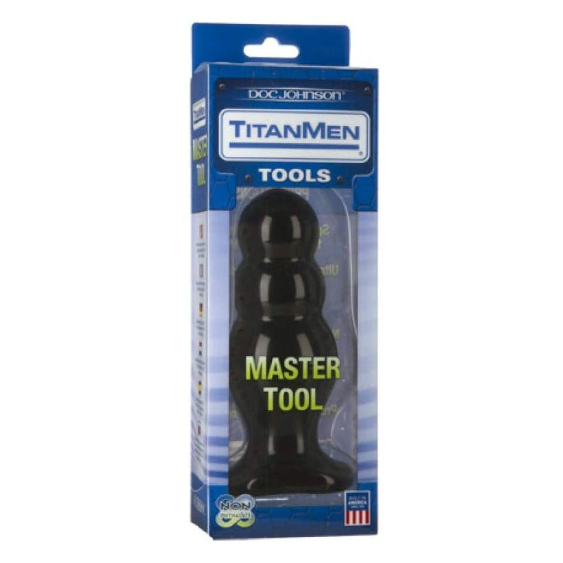 Doc Johnson Master Tool 4 TitanMen Anal Butt Plug Dildo Prostate Bondage Fetish