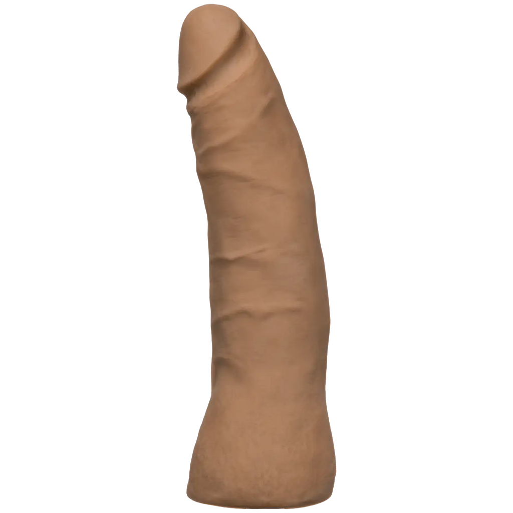 Doc Johnson Naturals 7 Inch Thin Dong Ultraskyn Dildo Cock Strap-On Vac-U-Lock Brown